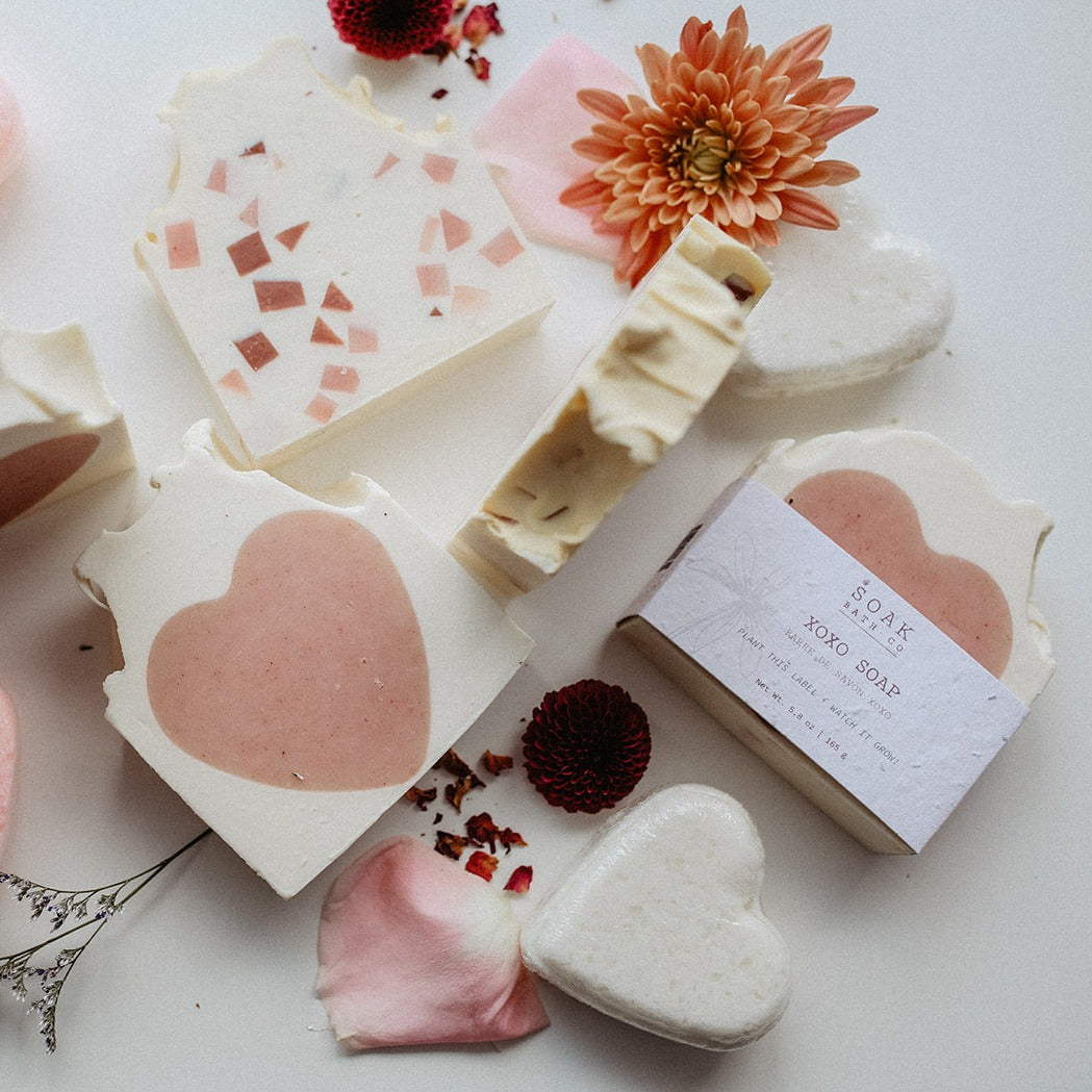 xoxo soap bar, valentines collection