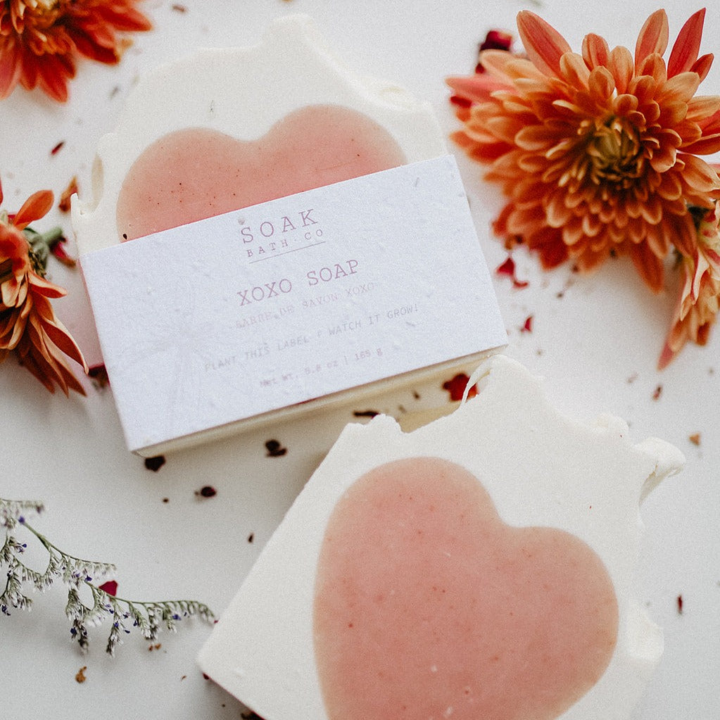 XOXO Soap bar, valentines soap bar