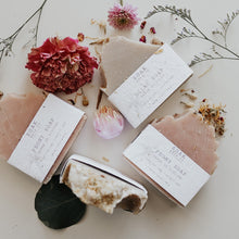 Load image into Gallery viewer, Lilac and peony handmade soap bars