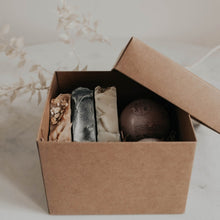 Load image into Gallery viewer, Gift Box: 2 Bath Bombs + 3 Soap Bars