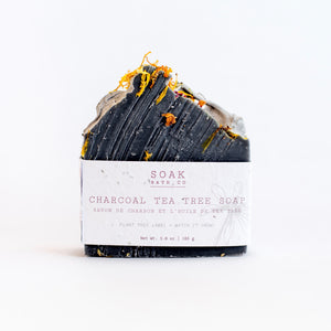 Charcoal Tea Tree Soap, Tea Tree Soap, Charcoal Soap, Charcoal Soap Bar, Soap Bar